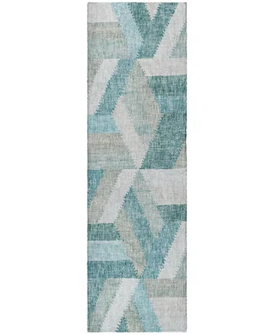 Dalyn Lorenzo Ln1 2'3"x7'6" Runner Area Rug In Blue