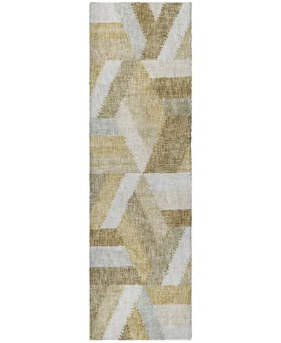 Dalyn Lorenzo Ln1 2'3"x7'6" Runner Area Rug In Brown