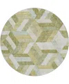 Dalyn Lorenzo Ln1 8'x8' Round Area Rug In Green