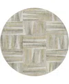 Dalyn Lorenzo Ln2 8'x8' Round Area Rug In Neutral