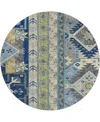 Dalyn Lorenzo Ln3 8'x8' Round Area Rug In Multi