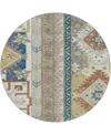 Dalyn Lorenzo Ln3 8'x8' Round Area Rug In Multi