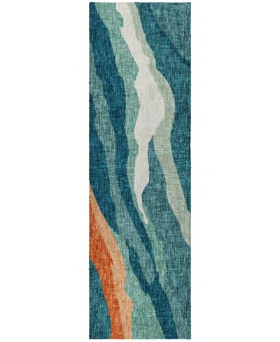 Dalyn Lorenzo Ln4 2'3"x7'6" Runner Area Rug In Blue