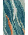 Dalyn Lorenzo Ln4 3'x5' Area Rug In Blue