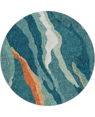 Dalyn Lorenzo Ln4 8'x8' Round Area Rug In Multi