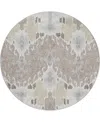 Dalyn Lorenzo Ln5 8'x8' Round Area Rug In Multi