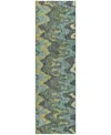 Dalyn Lorenzo Ln6 2'3"x7'6" Runner Area Rug In Blue