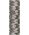 Dalyn Lorenzo Ln6 2'3"x7'6" Runner Area Rug In Gray