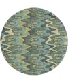 Dalyn Lorenzo Ln6 8'x8' Round Area Rug In Multi