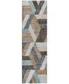 Dalyn Lorenzo Washable Ln1 2'3"x7'6" Runner Area Rug In Multi