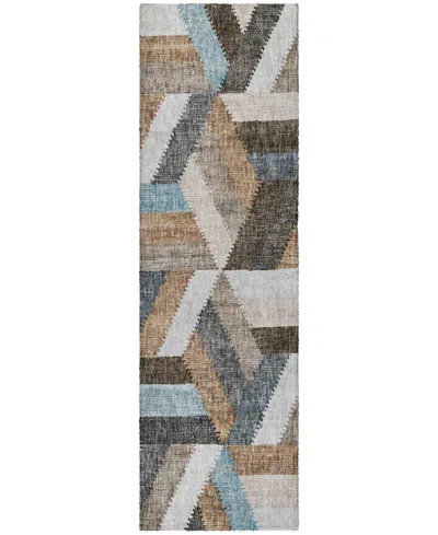 Dalyn Lorenzo Washable Ln1 2'3"x7'6" Runner Area Rug In Multi