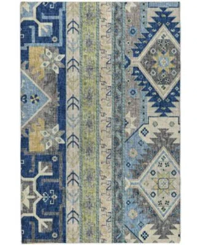 Dalyn Lorenzo Washable Ln3 Area Rug Collection In Mint,blue
