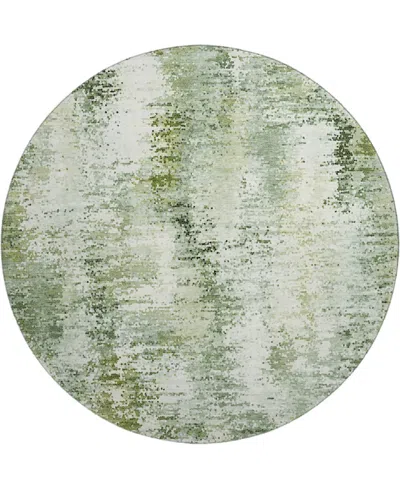 Dalyn Lumara Lm5 8'x8' Round Area Rug In Green