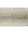 Dalyn Mali Washable Ml3 1'8" X 2'6" Area Rug In Brown