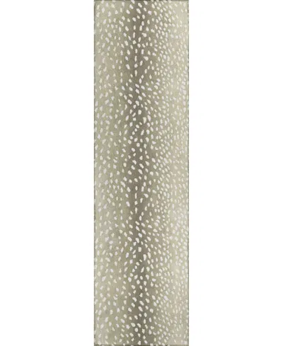 Dalyn Mali Washable Ml3 2'3" X 7'6" Runner Area Rug In Brown