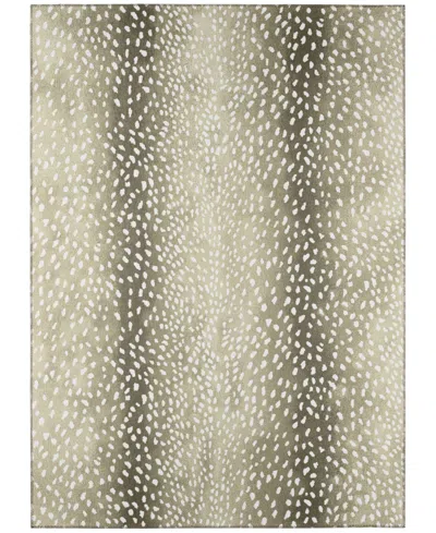 Dalyn Mali Washable Ml3 3' X 5' Area Rug In Brown