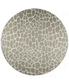 Dalyn Mali Washable Ml4 8' X 8' Round Area Rug In Brown