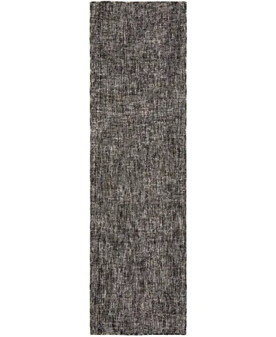 Dalyn Mateo Me1 2'3"x7'6" Runner Area Rug In Ebony