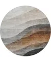 Dalyn Neo No1 8'x8' Round Area Rug In Multi