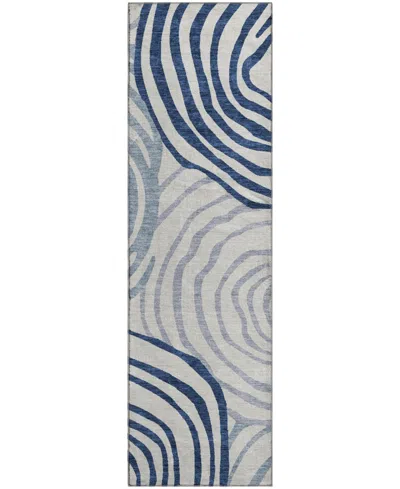 Dalyn Neo No10 2'3"x7'6" Runner Area Rug In Blue
