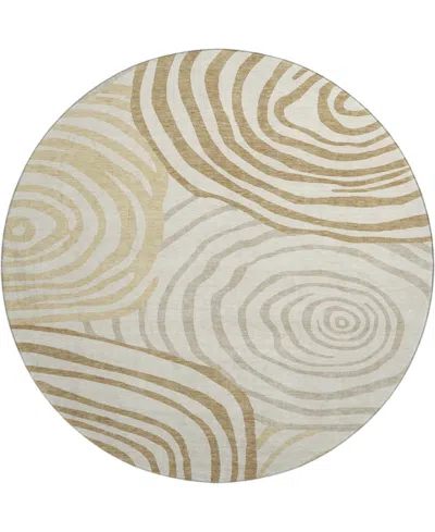 Dalyn Neo No10 8'x8' Round Area Rug In Brown