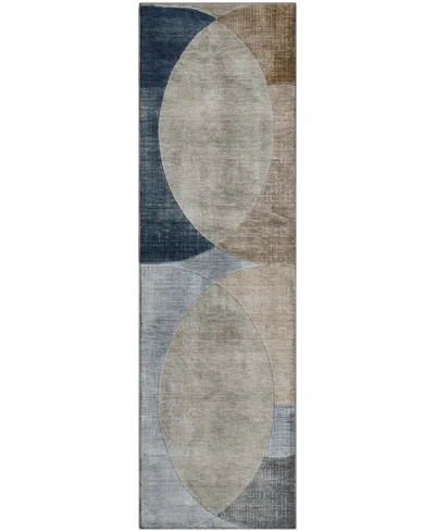 Dalyn Neo No13 2'3"x7'6" Runner Area Rug In Blue