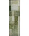 Dalyn Neo No15 2'3"x7'6" Runner Area Rug In Green