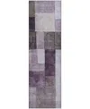 Dalyn Neo No15 2'3"x7'6" Runner Area Rug In Purple