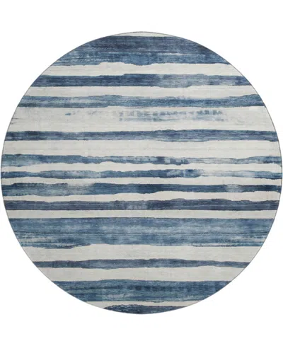 Dalyn Neo No16 8'x8' Round Area Rug In Blue