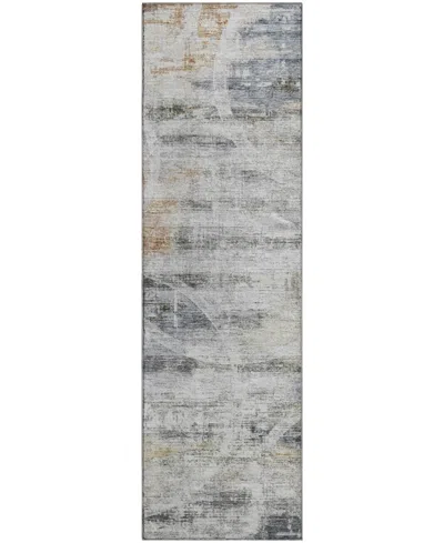 Dalyn Neo No3 2'3"x7'6" Runner Area Rug In Gray