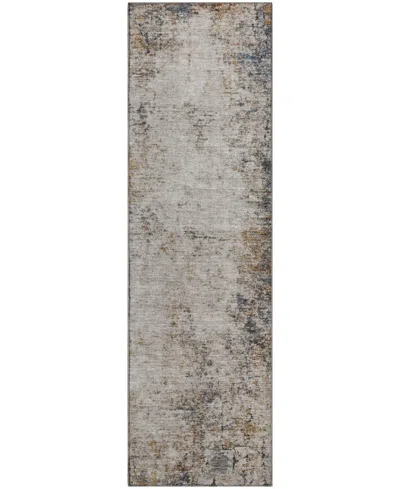 Dalyn Neo No4 2'3"x7'6" Runner Area Rug In Gray