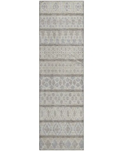Dalyn Neo No5 2'3"x7'6" Runner Area Rug In Gray