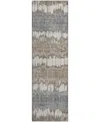 Dalyn Neo No9 2'3"x7'6" Runner Area Rug In Gray