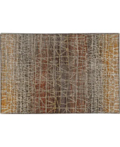 Dalyn Nexus Nx1 1'8"x2'6" Area Rug In Brown