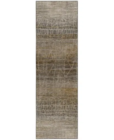 Dalyn Nexus Nx1 2'3"x7'6" Runner Area Rug In Brown