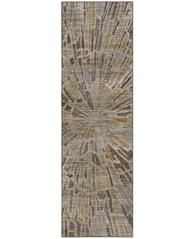 Dalyn Nexus Nx3 2'3"x7'6" Runner Area Rug In Brown