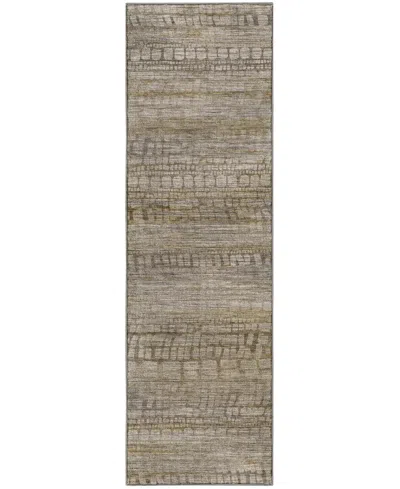 Dalyn Nexus Nx5 2'3"x7'6" Runner Area Rug In Brown