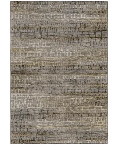 Dalyn Nexus Nx5 6'6"x9'6" Area Rug In Gray