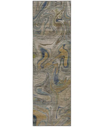 Dalyn Nexus Nx6 2'3"x7'6" Runner Area Rug In Green
