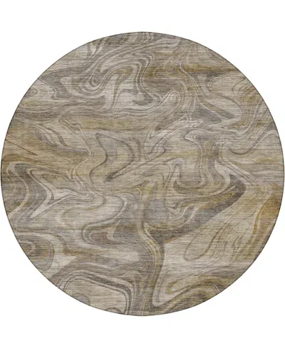 Dalyn Nexus Nx6 8'x8' Round Area Rug In White