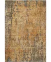 Dalyn Nouveau Washable Nv11 9'x12' Area Rug In Brown