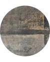 Dalyn Nouveau Nv16 8'x8' Round Area Rug In Blue