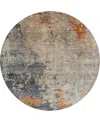 Dalyn Nouveau Nv20 8'x8' Round Area Rug In Multi