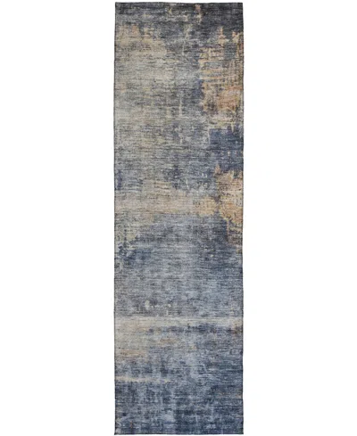 Dalyn Nouveau Nv25 2'3"x7'6" Runner Area Rug In Blue