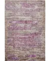 Dalyn Nouveau Nv4 9'x12' Area Rug In Pink
