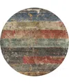 Dalyn Nouveau Nv6 8'x8' Round Area Rug In Multi