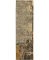 Dalyn Nouveau Nv9 2'3"x7'6" Runner Area Rug In Multi
