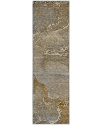 Dalyn Odyssey Oy10 2'3" X 7'6" Runner Area Rug In Chocolate