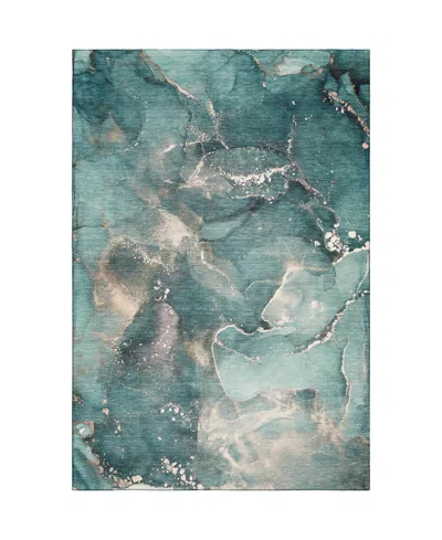 Dalyn Odyssey Oy11 1'8" X 2'6" Area Rug In Aqua