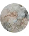 Dalyn Odyssey Oy12 8' X 8' Round Area Rug In Tan